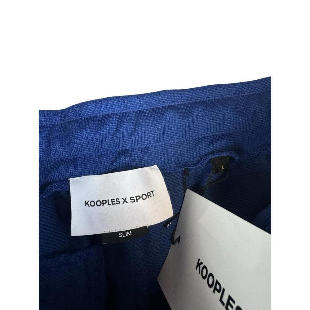 The Kooples x Sport Fleece Slim Fit Joggers Sweatpants Blue Size L - Picture 3 of 6